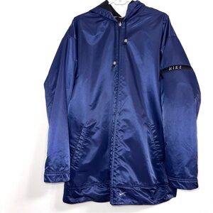 Nike Men’s Vintage 90’s reversible Parka Jacket Hooded Fleece Jacket Large GUC